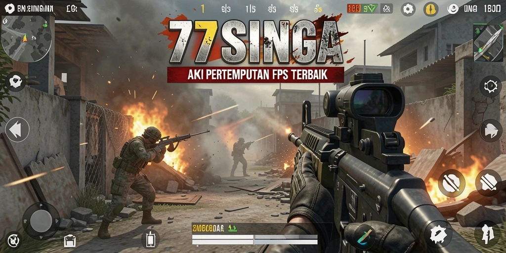 Tampilkan momen aksi seru dari gameplay 77SINGA.