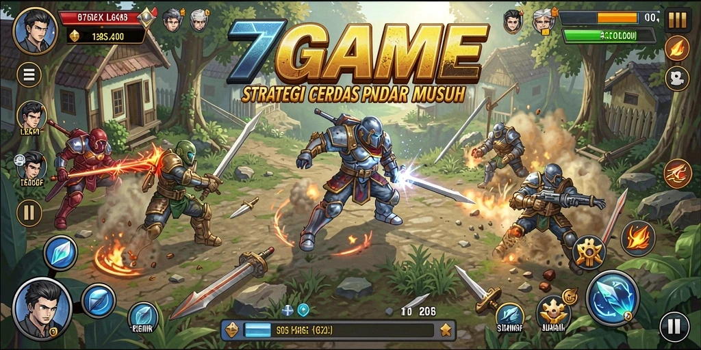 Gameplay seru dengan tempur strategi yang menegangkan.