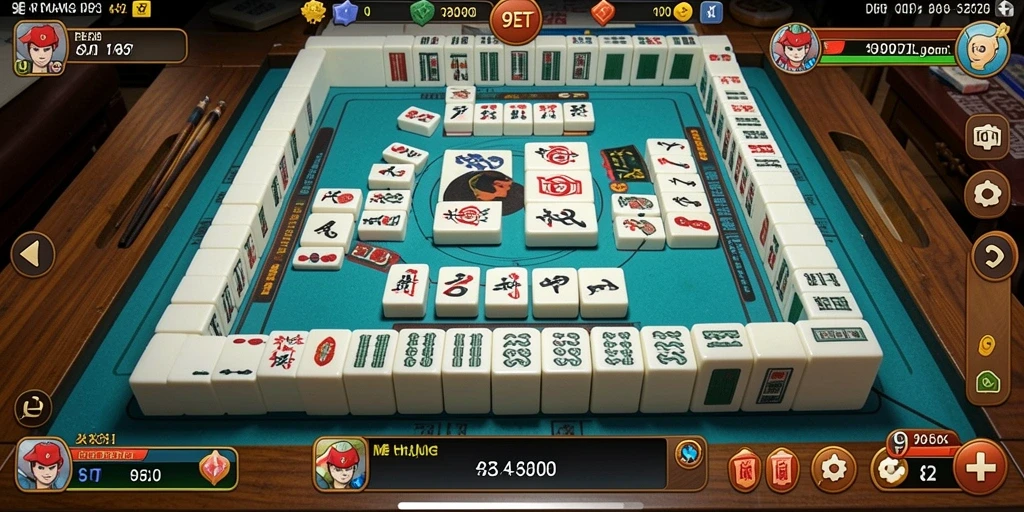 Tampilan menarik saat bermain Mahjong di 9ET.