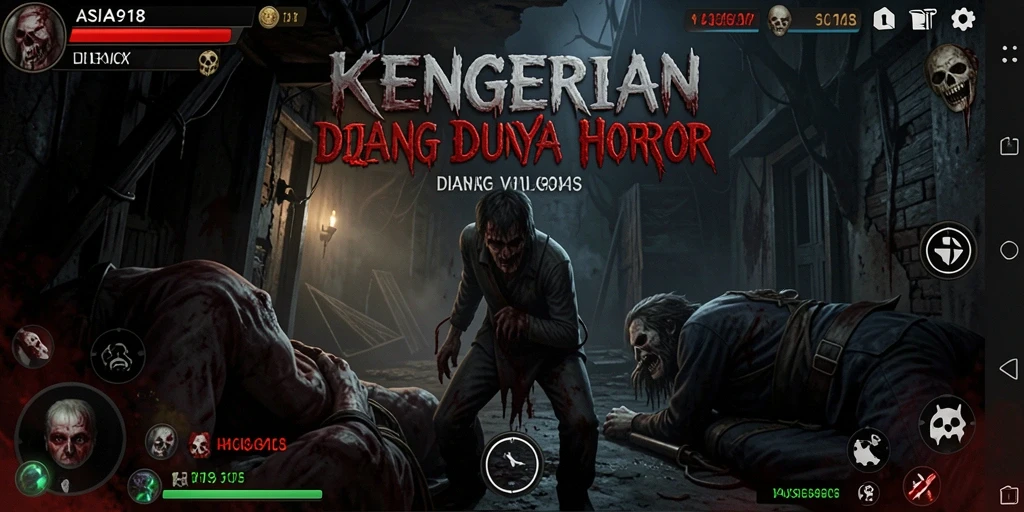 Gameplay menegangkan dari ASIA918 dengan suasana horor yang mencekam.