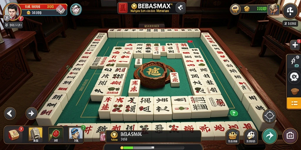 Tampilan gameplay seru dalam BEBASMAX yang mengasah otak.