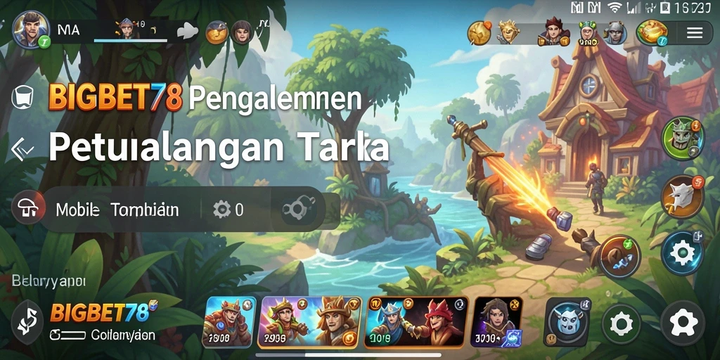 Tampilan gameplay seru dalam BIGBET78 dengan petualangan menantang.