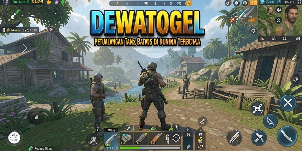 Tampilan menarik dari gameplay DEWATOGEL dalam dunia Open World.