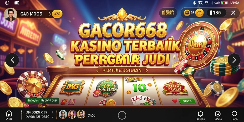 GACOR668 menampilkan gameplay kasino yang penuh warna dan menarik.
