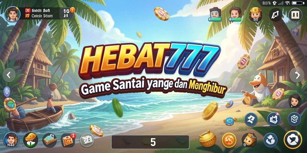 Screenshot gameplay HEBAT777 yang menggambarkan keseruan permainan Casual.