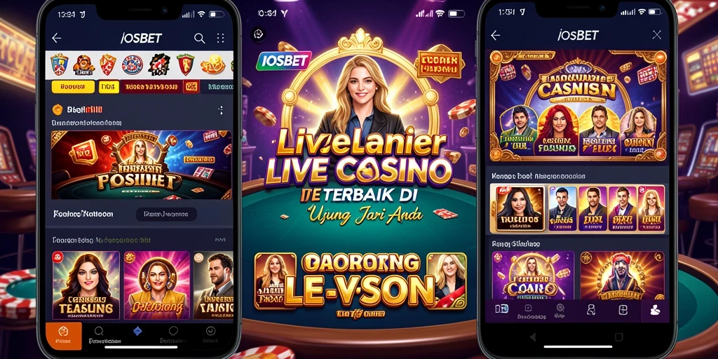 Tampilan gameplay Live Casino yang menarik di IOSBET.