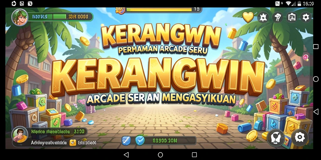 Screenshot menunjukkan momen seru dari gameplay KERANGWIN.