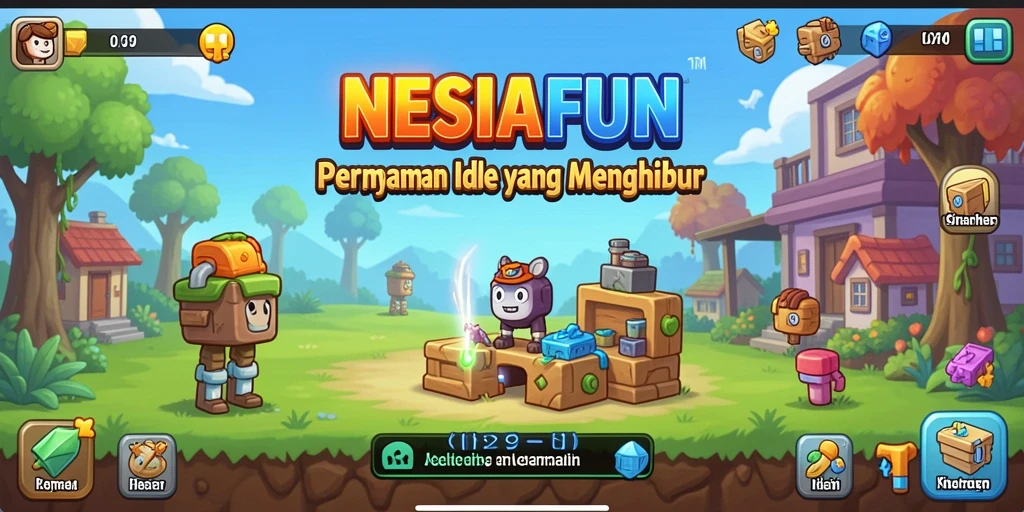 Screenshot NESIAFUN menampilkan gameplay yang santai dan menarik.