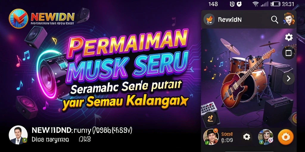 Tampilan gameplay <strong>NEWIDN</strong> yang penuh warna dan interaktif.
