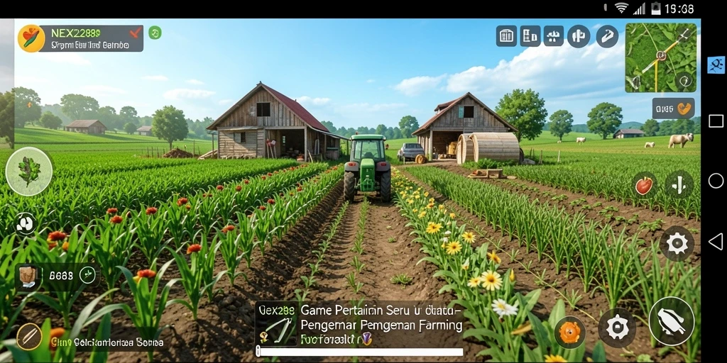 Gameplay seru dalam NEX288 dengan aktivitas bertani yang menarik.