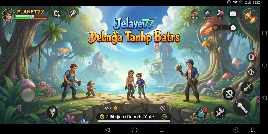 Tampilan gameplay Open World yang luas dan mendetail.