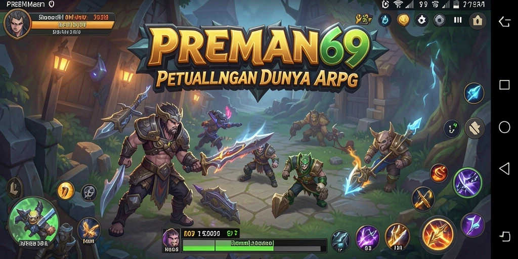 Screenshot gameplay PREMAN69 yang menunjukkan aksi seru dalam pertempuran ARPG.