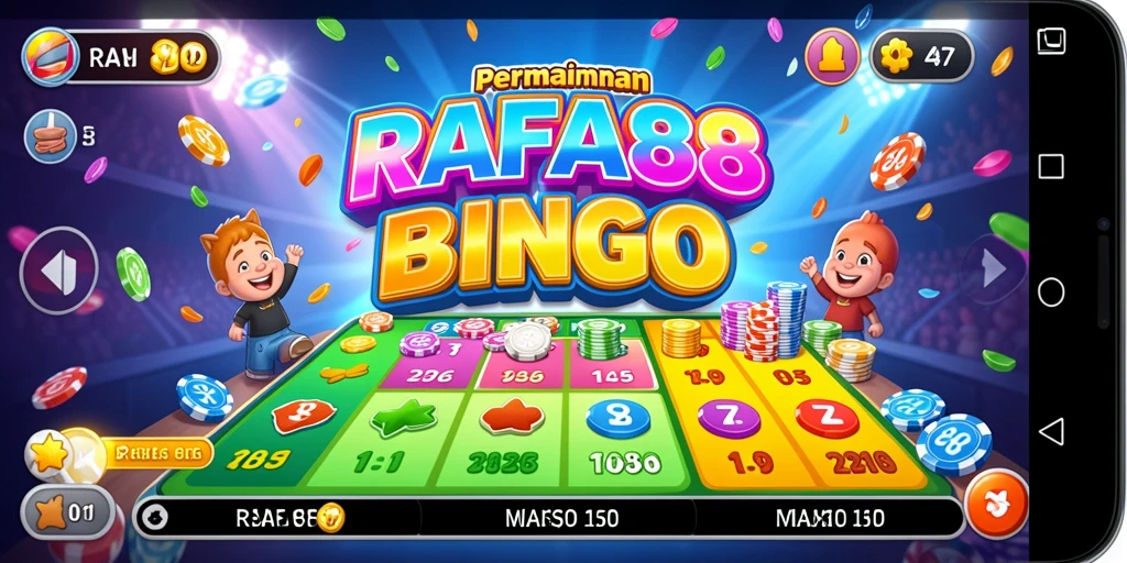 Tampilan gameplay Bingo yang mengasyikkan di RAFA88.
