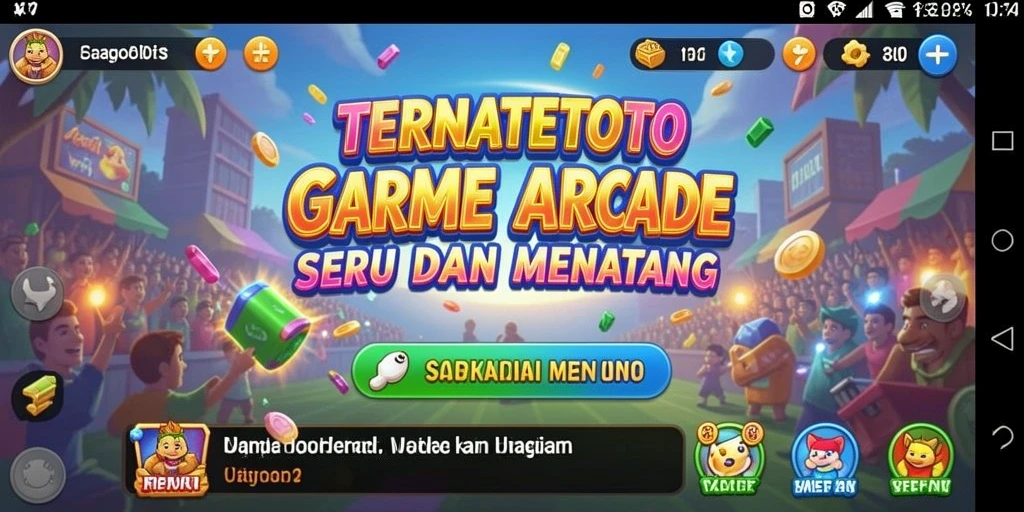 Tampilan menarik gameplay TERNATETOTO yang penuh warna dan seru.