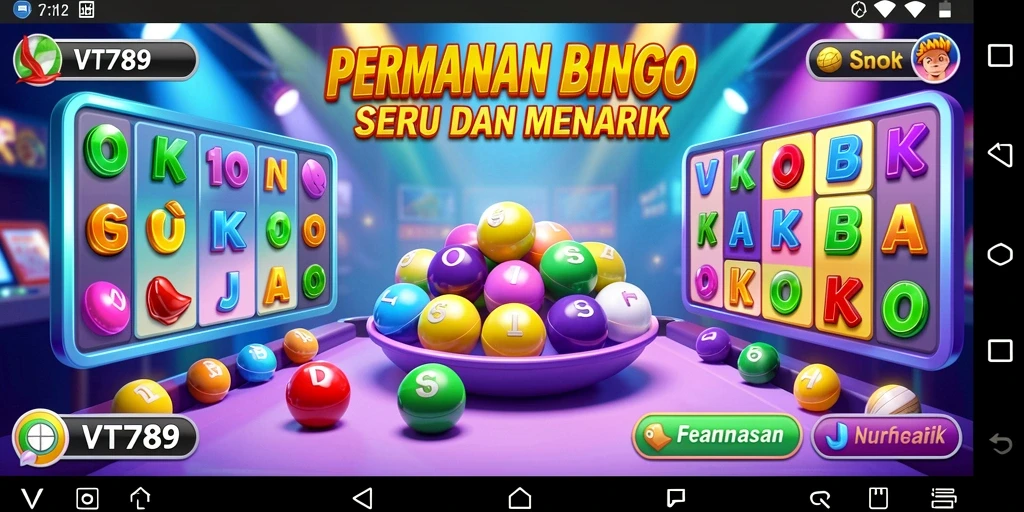 Gameplay Bingo yang seru dan menarik di VT789.